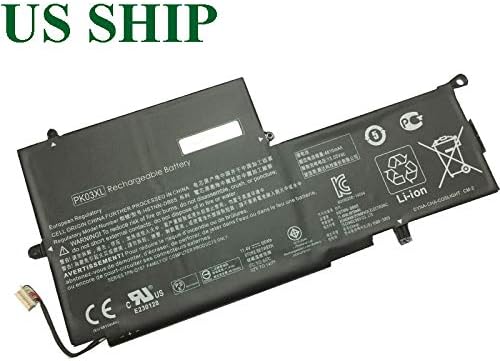 Skoron PK03XL Laptop Battery Replacement for HP Spectre 13 PK03 Spectre Pro X360 Pro X360 G1 13-4001DX 13-4113TU 13-4002NF 13-4101DX HSTNN-DB6S 6789116-005 11.4V 56WH 4913mAh