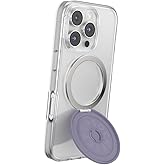 PopSockets Kick-Out Grip for MagSafe, Adjustable Kickstand for Portrait or Landscape, Magnetic Stand, Purple - Dusk