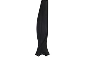 Fanimation B6720-48BL Spitfire Set of Three Ceiling Fan Blades, 48 inch, Black, 1.50x23.16x6.23