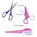 COOKA Plastic Safety Scissors, Pre-school Training Scissors Art Craft Scissors for Kids and Students (6 Pieces)