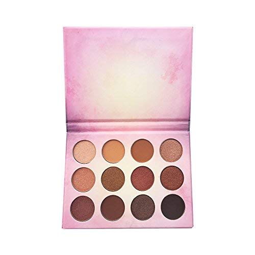 Aolailiya 12 Colors Liberties Eye Shadow Palette-Highly Pigmented Matte + Shimmer makeup Nudes Warm Natural Bronze Neutral eyeshadow palette