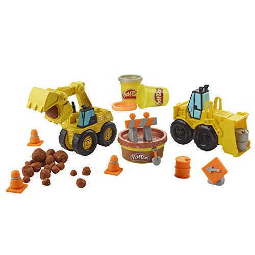 2 Play+Doh+Excavator+Construction+Non+Toxic+Additional