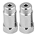 Universal O2 Oxygen Sensor Extender, O2 Sensor Spacer Adapater for Honda Odyssey Ford Cobra Subaru Legacy M18 x 1.5 Holes (2pcs)