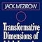 Transformative Dimensions Of Adult Learning Mezirow Jack