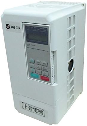TOP GIN 5.5KW 380V 7.5HP 9.8A New Variable Frequency Drive AC Motor Inverter Current flux Vector VFD Starting Torque: 150% / Zero RPM For Spindle Motor Speed Control W/ English Manual