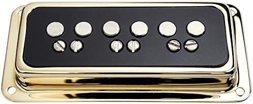 TV Jones T-Armond Guitar Neck Pickup, Gold, DeArmond Mount