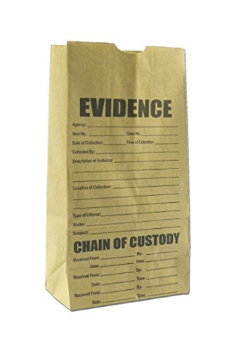 Crime Scene Paper Evidence Bags