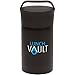 LunchVault Stainless Steel 17 Ounce Soup Thermos & Food Jar - Vacuum Insulated Wide-Mouth Lunch Container with Foldaway Spoon (Black Matte)