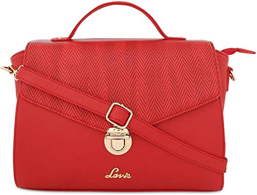 lavie satchel red