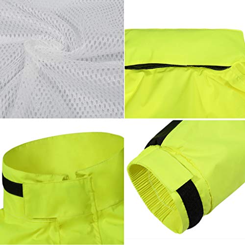 YF-Carpet wasserdichte Regenanzüge für Herren, Golf Lightweight Rainwear 3M Reflective Tape Mesh Gefütterte Outdoor… – Bild 4