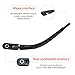 OTUAYAUTO Rear Wiper Arm Blade Set - Replacement for Chrysler 300C 2005-2009, Dodge Magnum 2005-2008, Nitro 2007-2009 OEM 5140654AA for Back Windshield