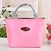 Lunch Bag, Franterd Waterproof Portable Food Storage Box Tote Insulated Picnic bags (Pink)
