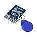 IZOKEE RFID Kit, MFRC RC522 RFID-RC522 RF IC Card Reader Sensor Module with S50 13.56MHz RFID Smart Card and Key Ring for Arduino Raspberry Pi Mifare, 5pcs Extra Key Rings as Gift (1 Set)