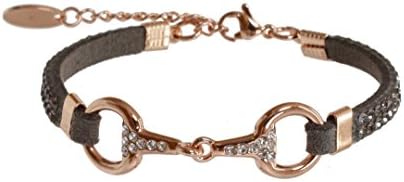Lilo Steel Horse Bridle Snaffle Equestrian Pony Horse Jewellery Rhinestone Jewellery, Size 16/19, Christmas Gift