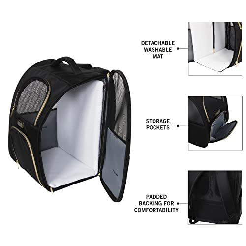 Cole Reaction Collapsible Travel Pet Carrier Soft MultiEntry