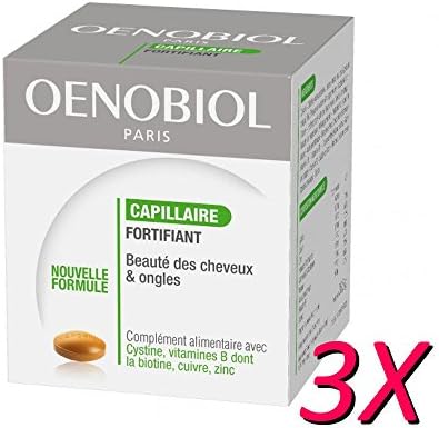 3X Oenobiol FORTIFYING FORTIFICANTE Hair & Nails CABELLO Y UÑAS TOTAL 90CAP Beauty Hair Care