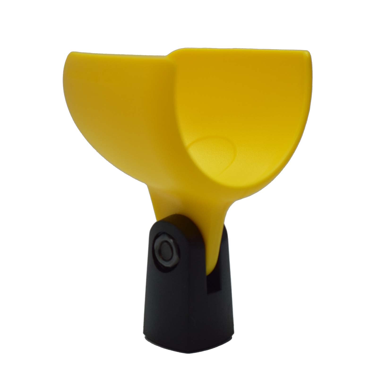 Battle Plan Harmonica Accessories Ammo Clip 520 Bullet Mic Holder Compatible With Shure 520DX Green Bullet, Superlux D112/C and Other Similar Harmonica Microphones (Pale Yellow)