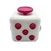 Maggift Fidget Cube Dice toy Stress Cube relieve Anxiety (White-ross)
