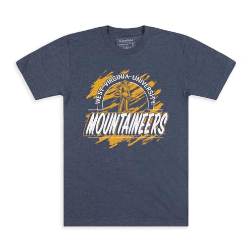 Homefield West Virginia Mountaineers Officially-Licensed College T-Shirt - Prem…