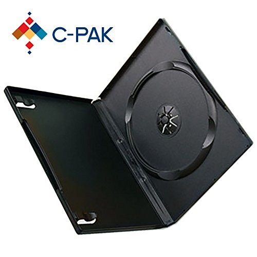 C-Pak-Standard-14mm-Single-Disc-DVD-Cases-Pack-of-25pcs