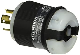 Hubbell HBL3431C Locking Plug, 30 amp, 120/208V, 4 Pole, 4