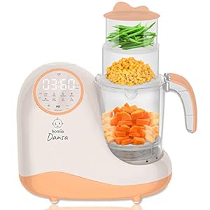 NOT for USA 220V – Baby Food Maker Chopper Grinder – Mills and Steamer 8 in 1 Processor for Toddlers – Steam, Blend…