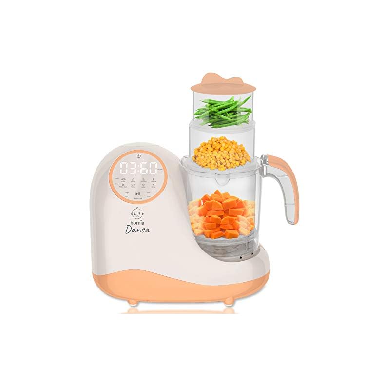 NOT for USA 220V – Baby Food Maker Chopper Grinder – Mills and Steamer 8 in 1 Processor for Toddlers – Steam, Blend…