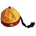 Sunny Hill Ancient Chinese Royal Emperor Hat Role Play Decorative Cosplay Hat (Adult) Yellow