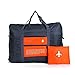 Duffel Bag, Waterproof Nylon Foldaway Luggage For Travel,Campimg,Sports, Orange