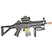 BBTac M82 Fully Automatic Electric Airsoft Rifle Realistic Tactical High Rate of Fire Durable Airsoft Gun for Combat Simulation MilSim Indoor Outdoor Shooting
