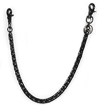 Ruth&Boaz Round Stainless Steel Key Chain Wallet Chain (24.8&quot;, Black): www.lvbagoutlets.us.com/home/ Clothing ...