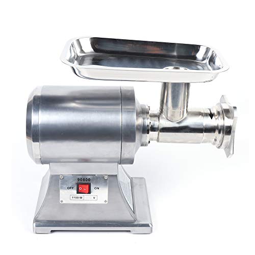 WINUS 1100W Commercial Grade Meat Grinder Stainless Steel Heavy Duty 1.5HP 450 LB/h for Home/Restaurant US Stock