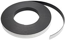 Flexible Magnet Strip with White Vinyl Coating, 1/32