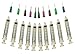 Creative Hobbies Glue Applicator Syringe for Flatback Rhinestones & Hobby Crafts, 5 Ml with Assorted Gauges of Precision Tips - Value Pack of 10 primary