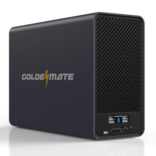 GOLDENMATE 1500VA Lithium UPS Battery Backup