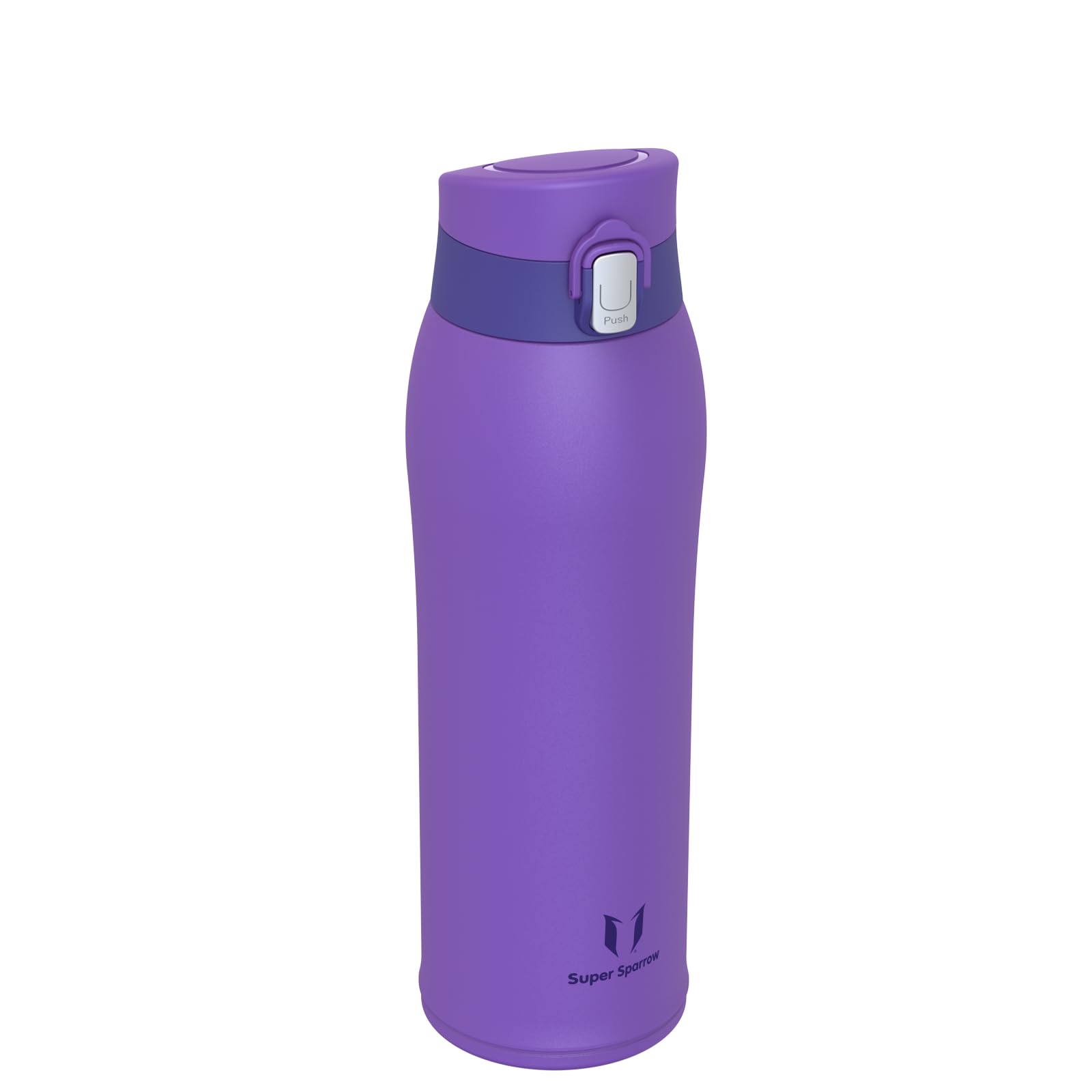 Super Sparrow Water Bottle Stainless Steel 18/8 - Travel Mug - 750ml - Insulated Metal Water Bottle - BPA Free - Leakproof Drinks Bottle
