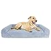 KOPEKS 6-inchThick High Grade Orthopedic Memory Foam Sofa Dog Bed Easy to Wash Removable Cover with Anti-Slip Bottom. Free Waterproof Liner Included - Jumbo XL 56