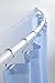 MetroDecor mDesign Wall Mount Curved Bathroom Shower Curtain Rod - 41-72
