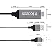 Kicoeoy Compatible with iPhone iPad to HDMI Adapter Cable, 6.6ft Digital AV Adapter 1080P HDTV Cord Compatible with iPhone XS/XS Max/XR/X/8/7/6/Plus/5 iPad iPod to HDMI Cable for TV Projector Monitor