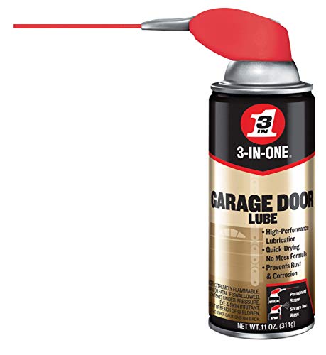 WD-40 3-in-one Professional Garage Door Lubricant, 11 Oz Aerosol Can - WDC100581