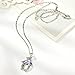 NEOGLORY Jewelry Aurora Borealis Crystal Penguin Birthstone Pendant Necklace Embellished with Crystals from Swarovski