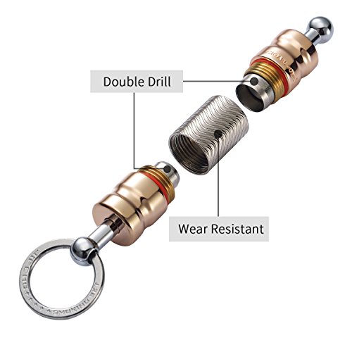 CIGARLOONG Cigar Punch Cutter Retractable and Screw Out Punch Portable for Outdoor Use