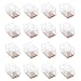 Maydahui 16 PCS Rectangle Chair Leg Floors Protector Silicone Caps Rubber Covers for Indoors Hardwood Furniture Feet Pads (Fit Length 1-5/8 to 1-7/8 Inch,Width 1-1/7 to 1-1/4 Inch)
