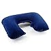 2 Pack Inflatable Travel Neck Cushion Pillow Supports Head & Neck (Black) By DINY Home & Style