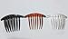 3 PCS FRENCH TWIST HAIR COMB CLASSIC COLER MIX 7 TOOTH IT DELUXE.