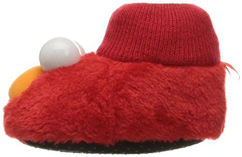 Sesame Street Baby Elmo Puppet Slipper, Red, 9/10 Child US Toddler