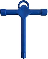 Trade Access Panels Universal Tee Key 7mm Plastic Lock Key Blue view 2