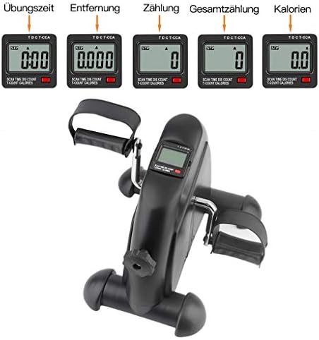 minibicicleta Static For Arms and Legs Training with LCD Display Color Black