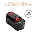 Energup 18V 3000mAh Replacement Battery for Black & Decker HPB18 HPB18-OPE 244760-00 A1718 A18 A18E Firestorm FS180BX FS18BX FS18FL FSB18 NST2118 Black and decker 18v battery