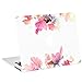TOP CASE - Floral Reflection Pattern Rubberized Hard Case Compatible Older Generation MacBook Air 13